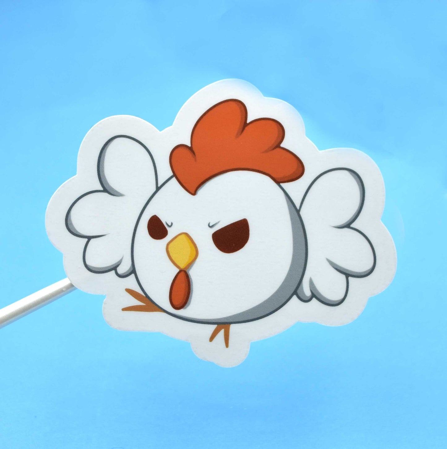 Angry Chicken Sticker