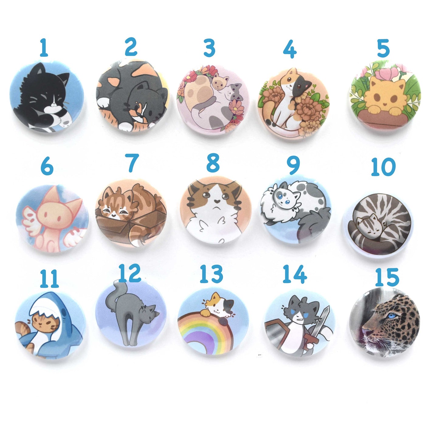 Cat Buttons