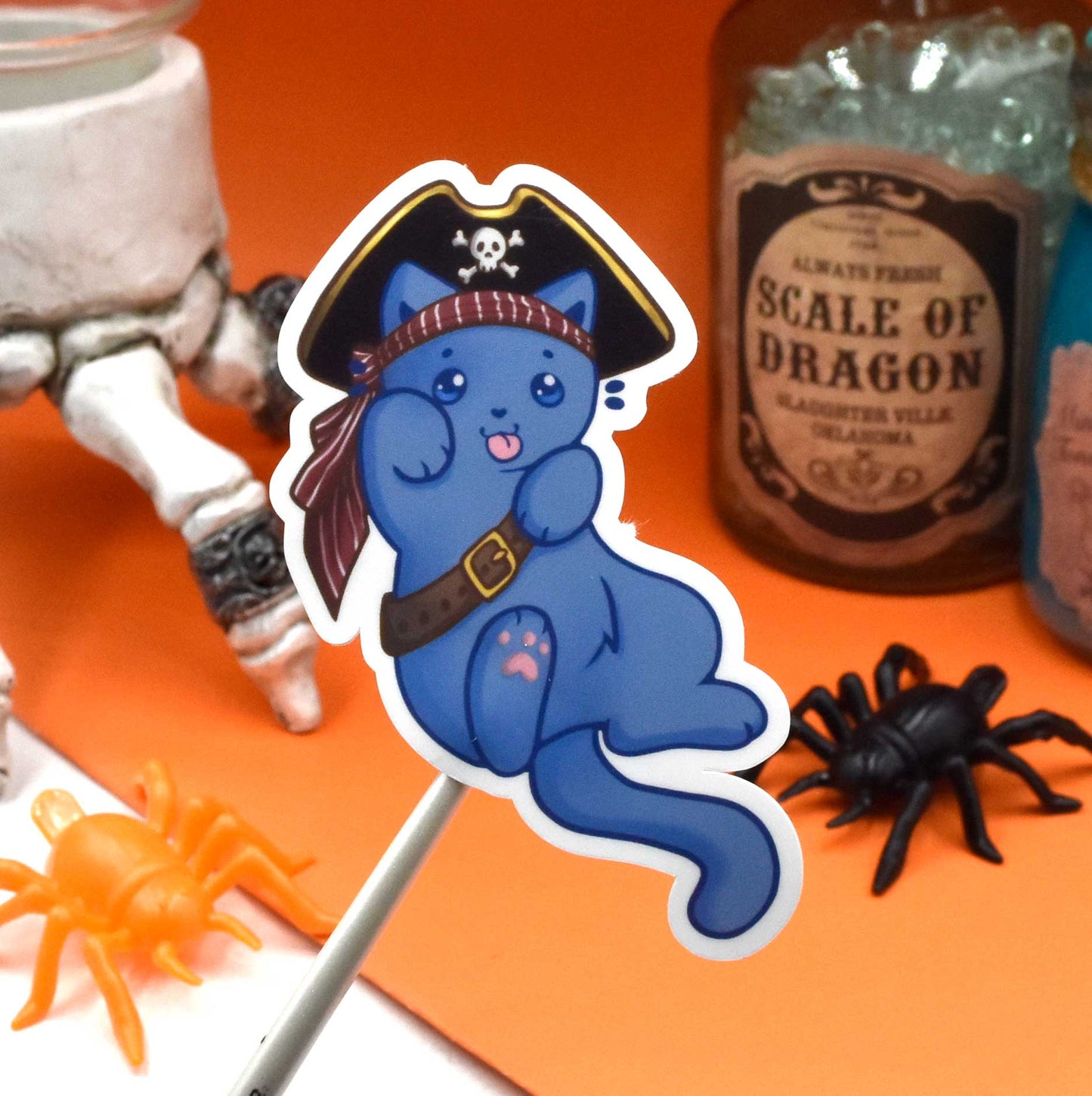 Halloween Captain Sticker