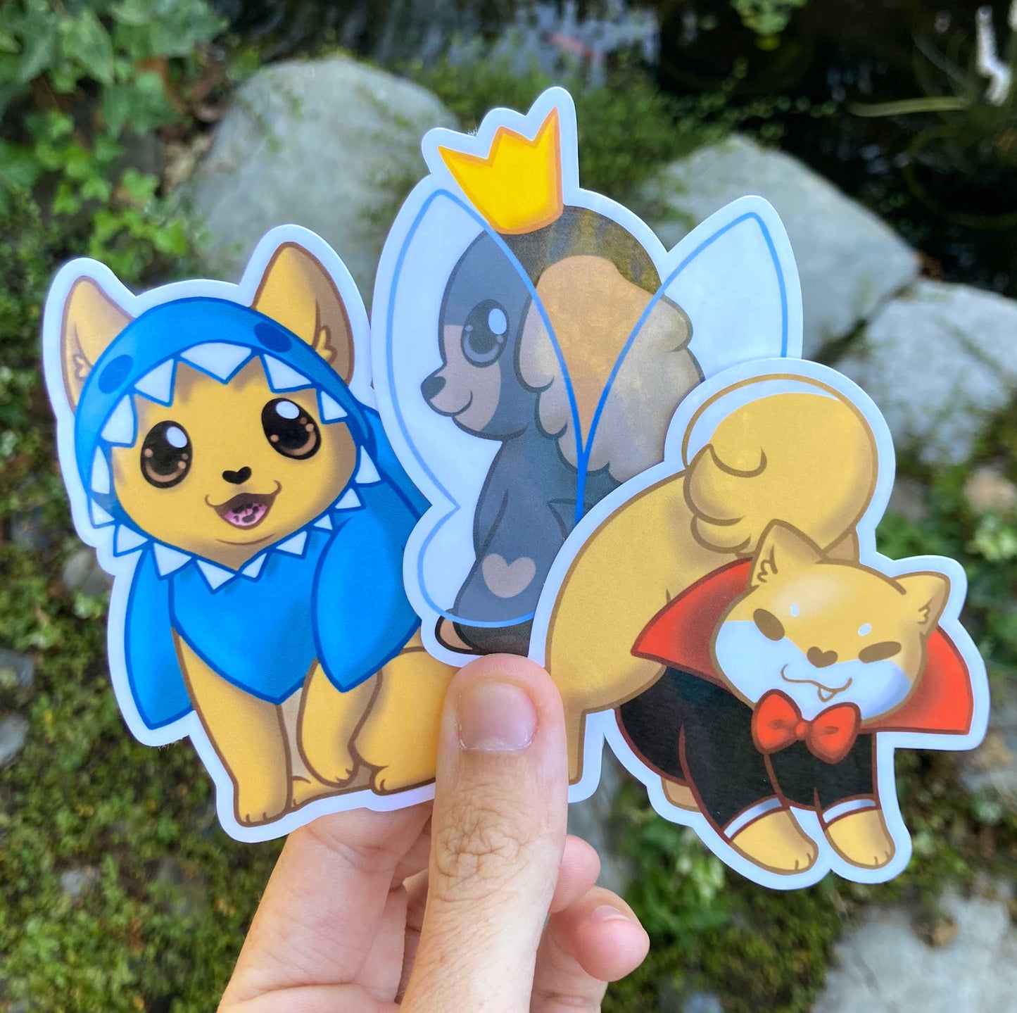 Halloween Costume Dogs Sticker Pack