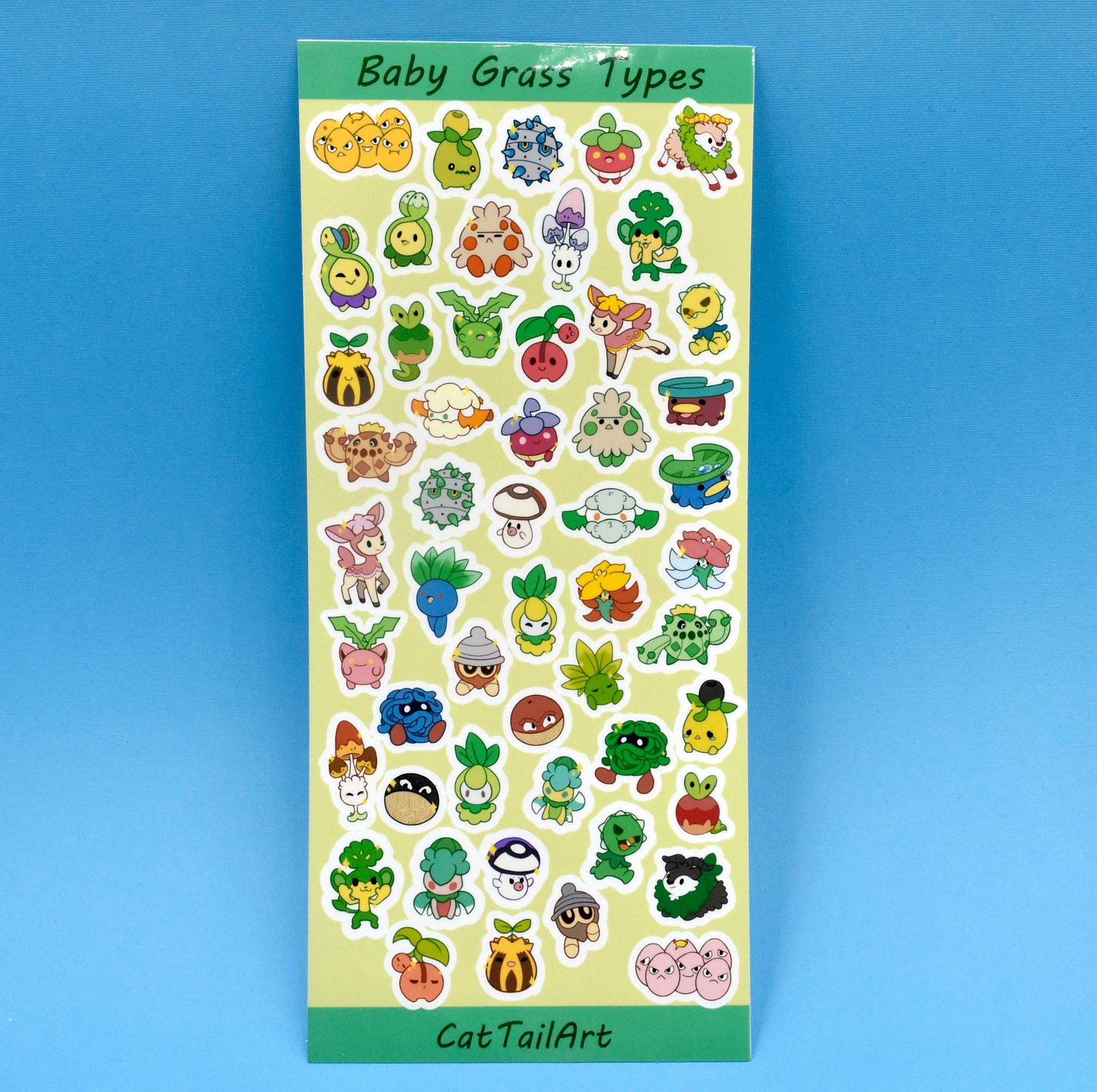 Baby Grass Types Sticker Sheet