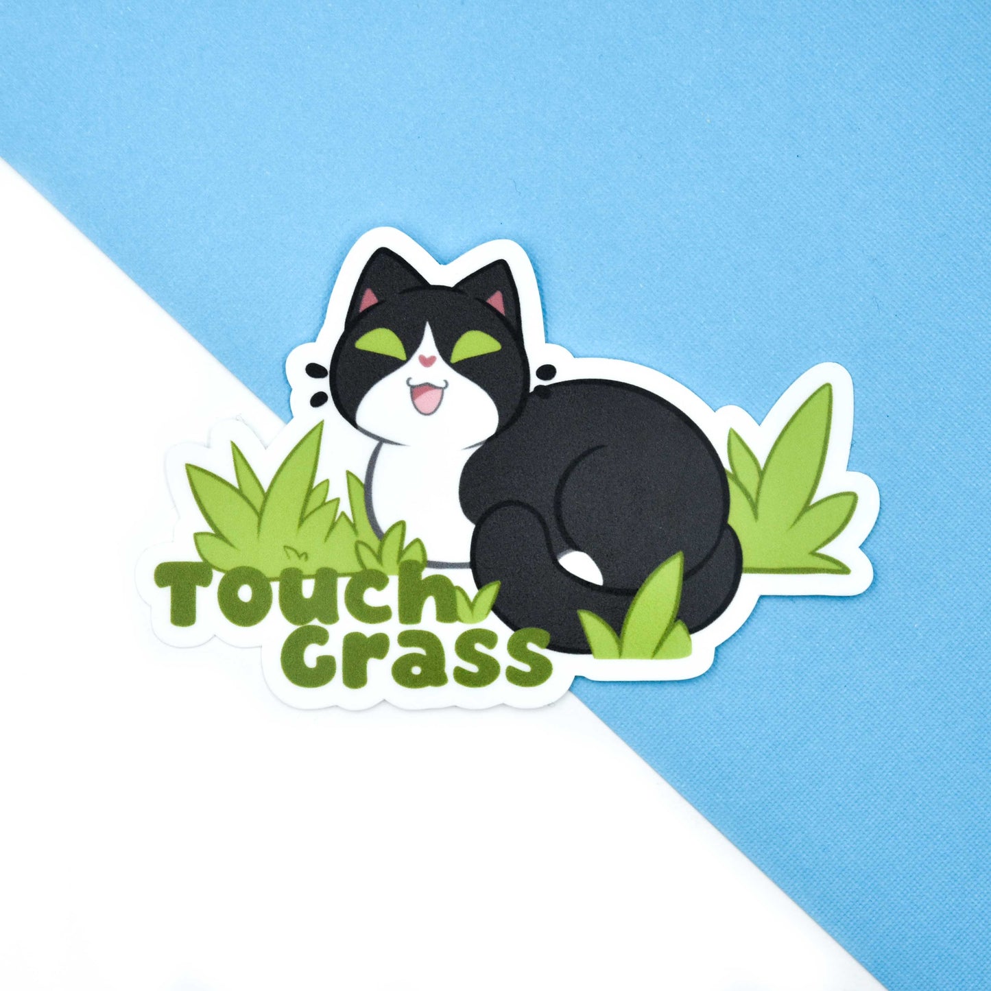 Touch Grass Sticker