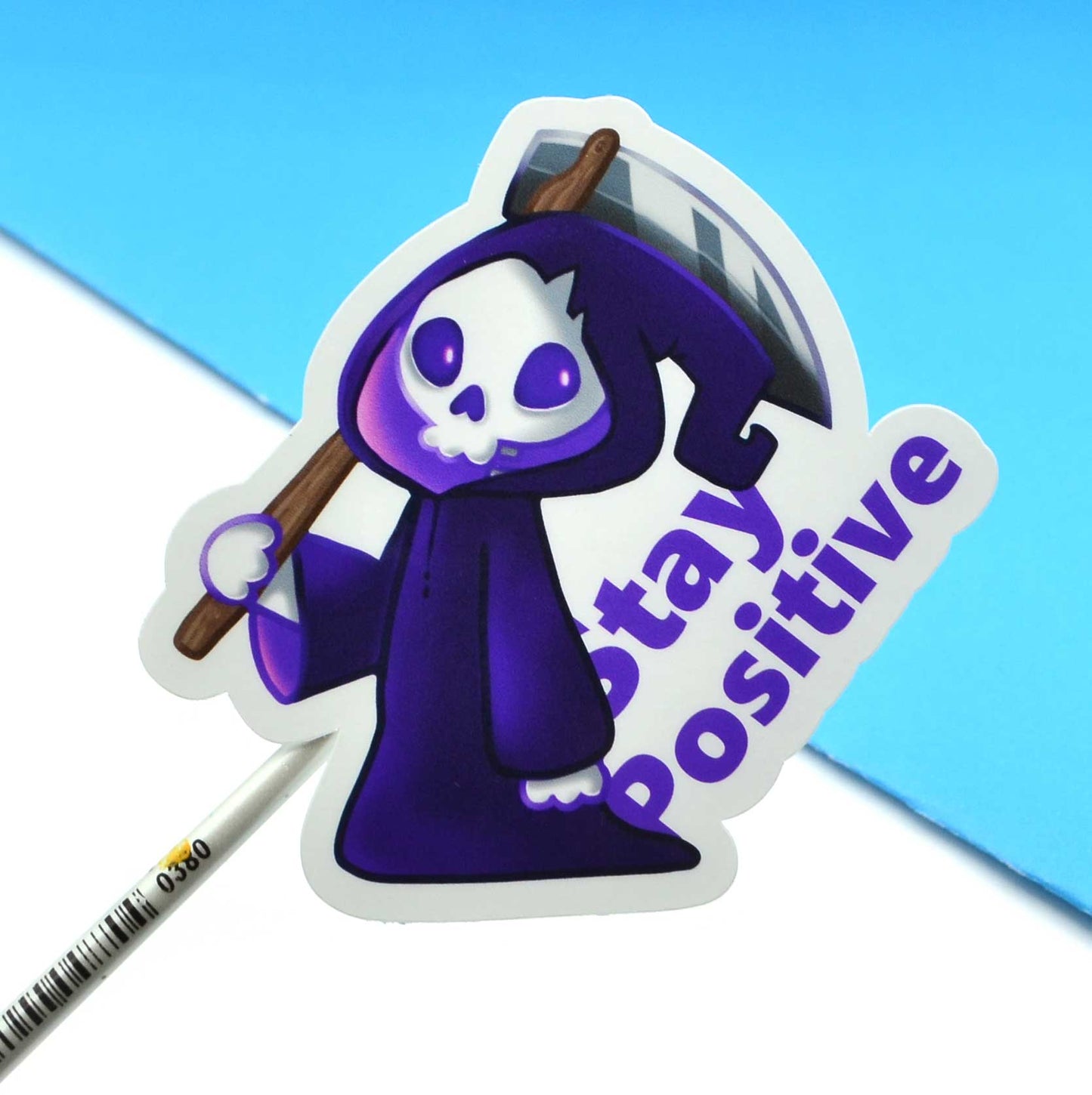 Halloween Grim Reaper Sticker