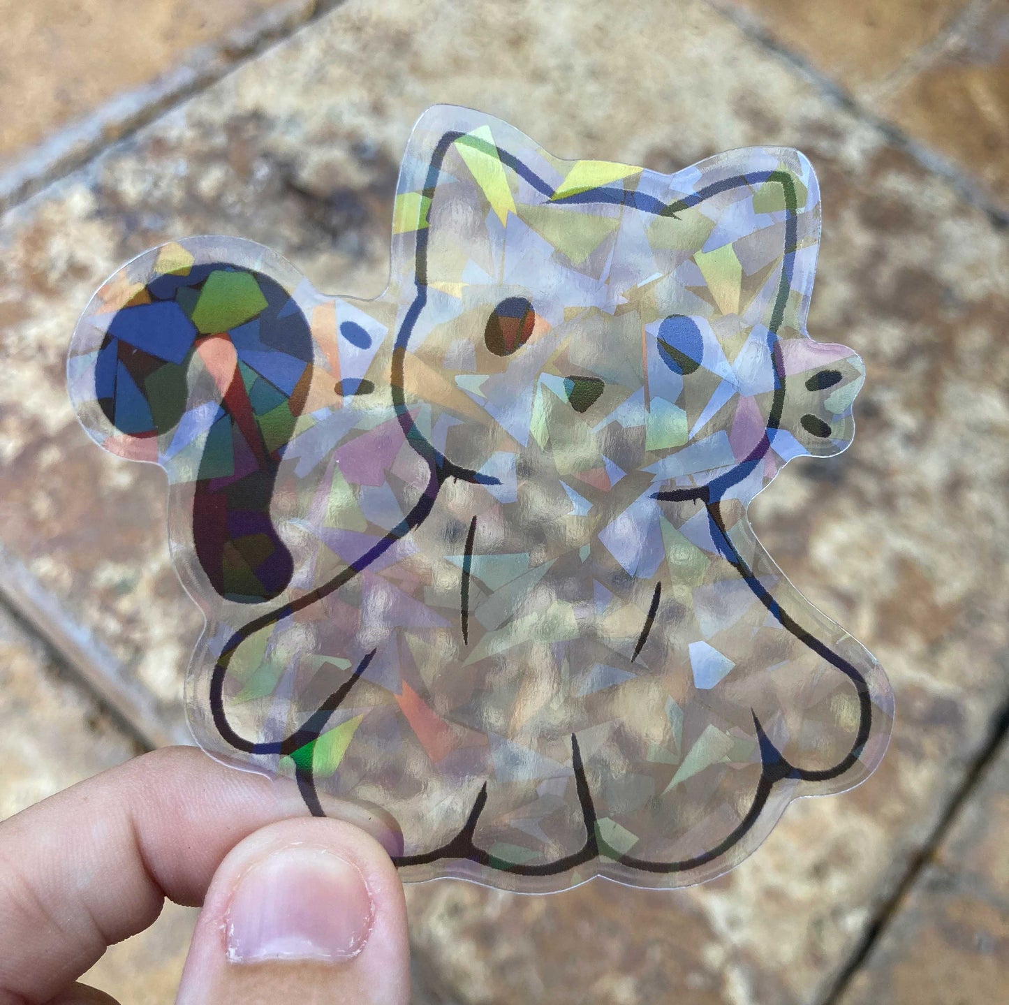 Ghost Cat Sticker