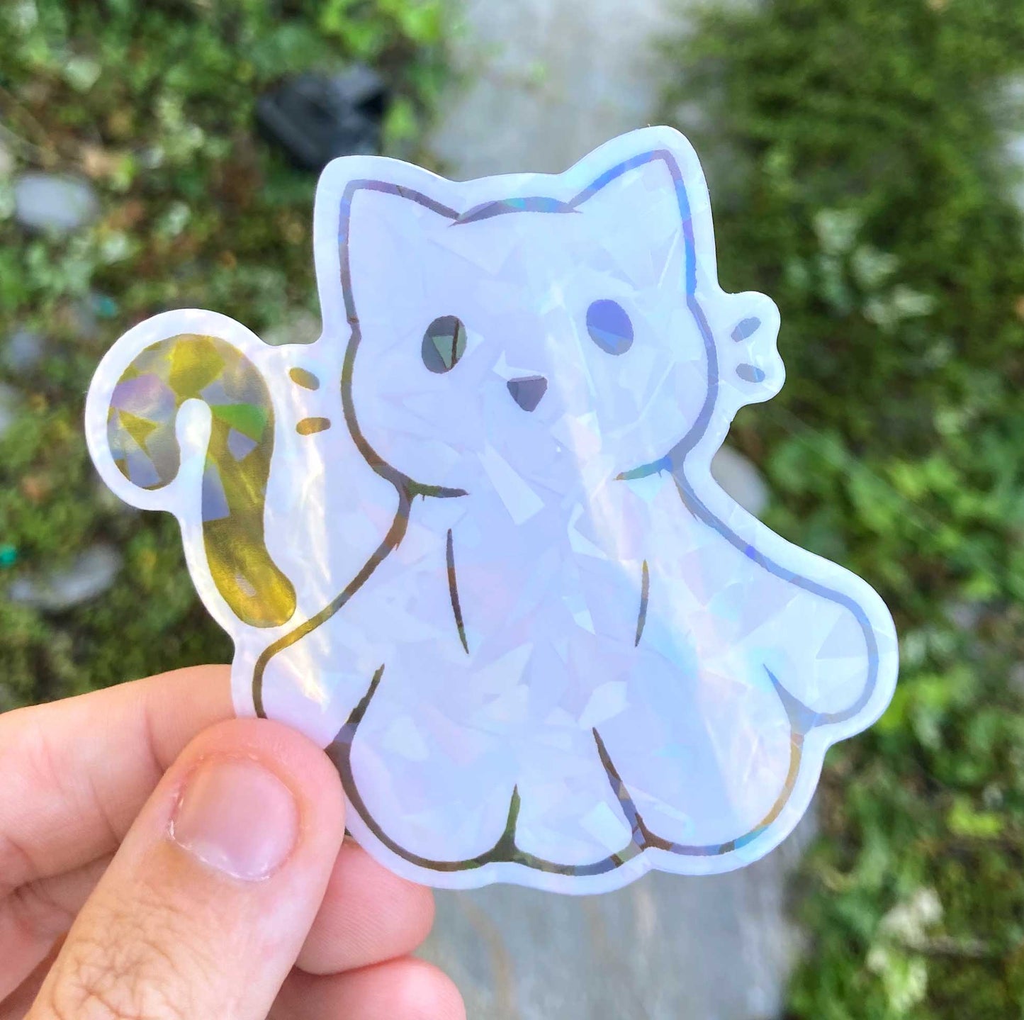 Ghost Cat Sticker