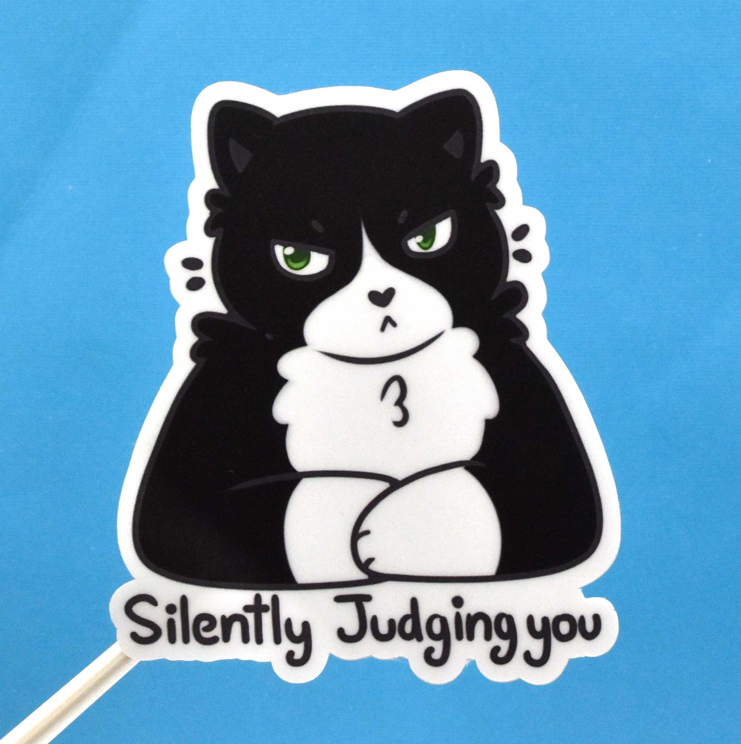 Silently Judging You Sticker