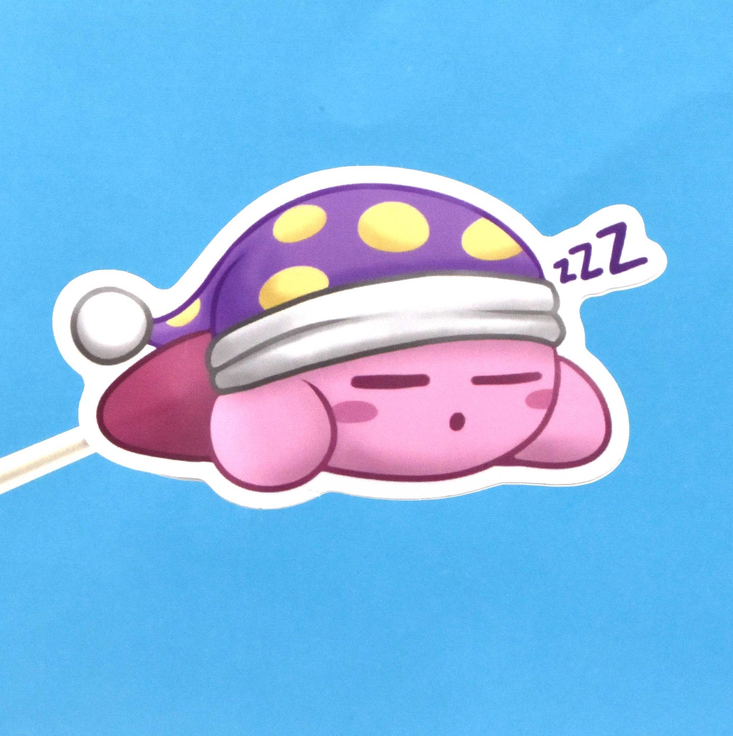 Sleepy Kirby Sticker