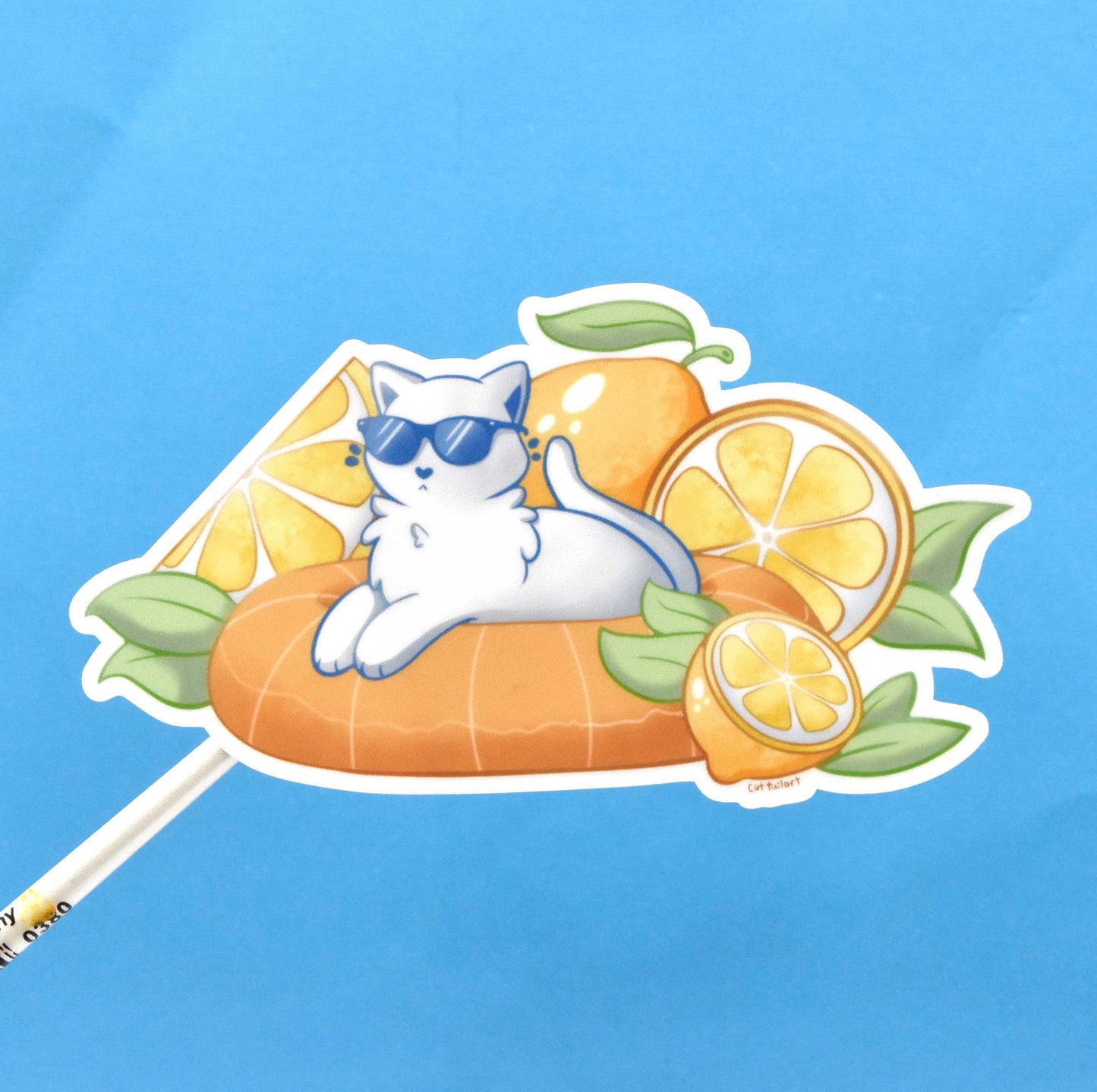 Lemon Cat Sticker