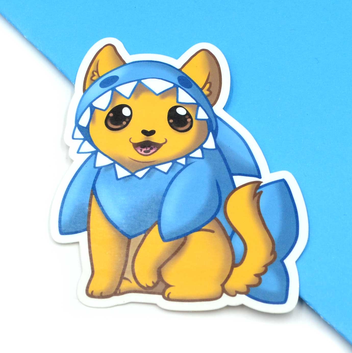 Shark Dog Sticker