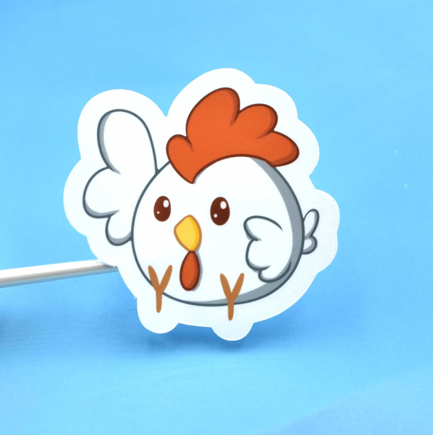 Wave Chicken Sticker