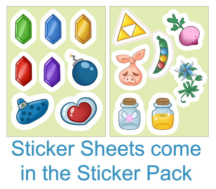 Zelda Sticker Packs