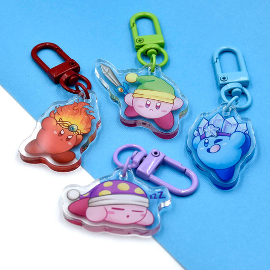 Kirby Mini Acrylic Charms