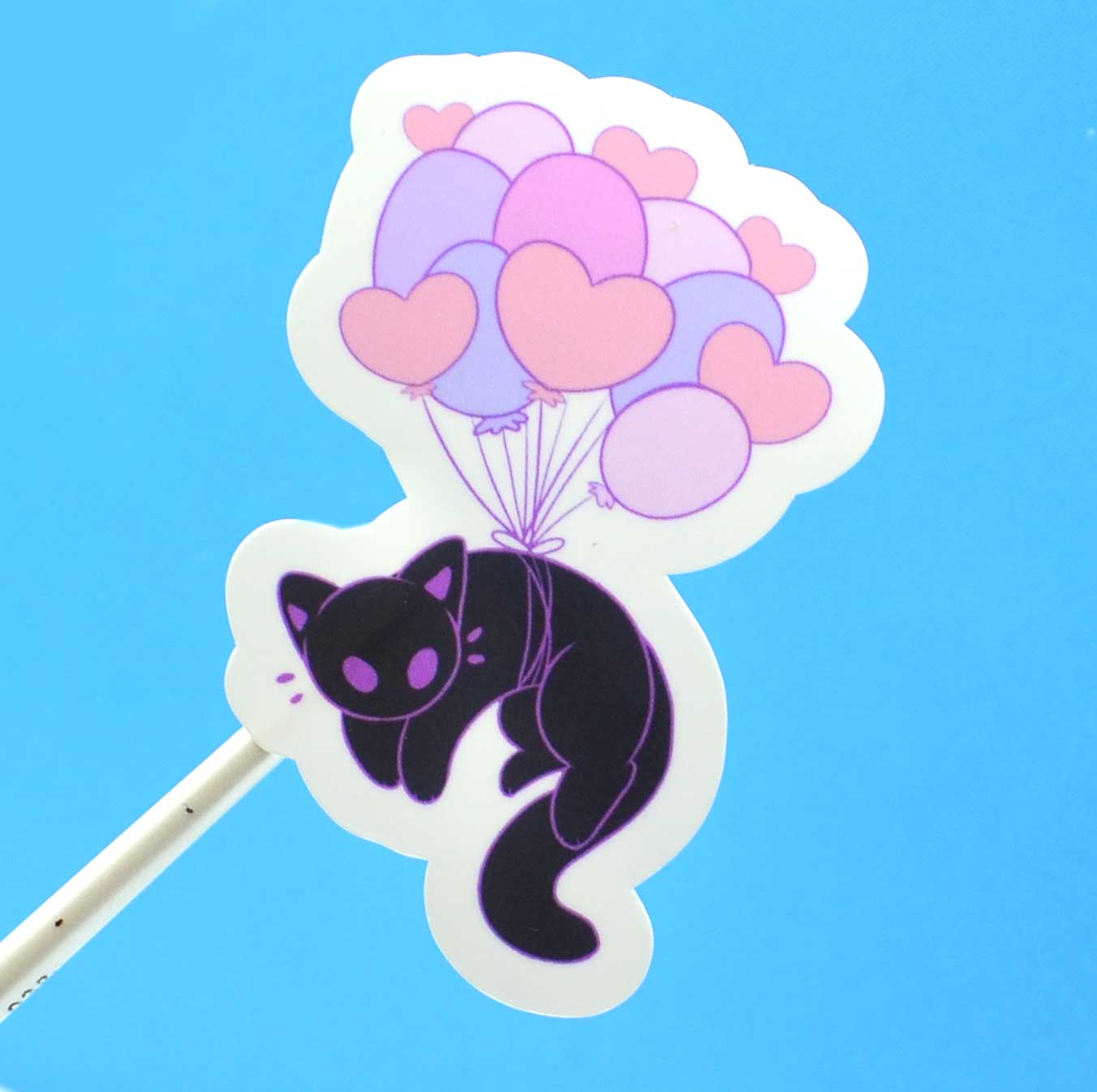 Balloon Cat Sticker