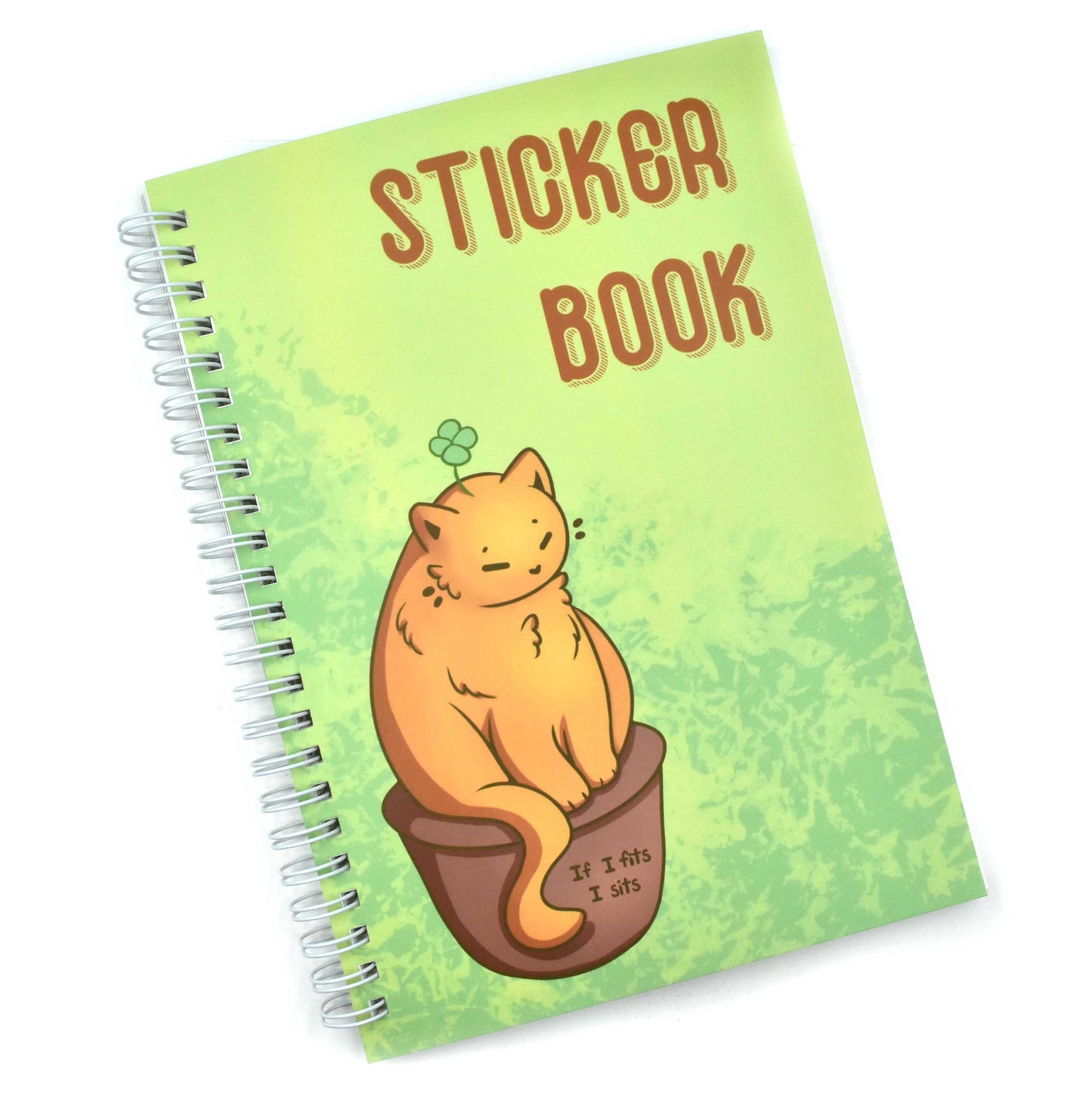 Cat I fits I sits Sticker Book