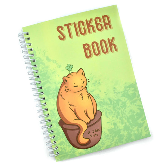 Cat I fits I sits Sticker Book