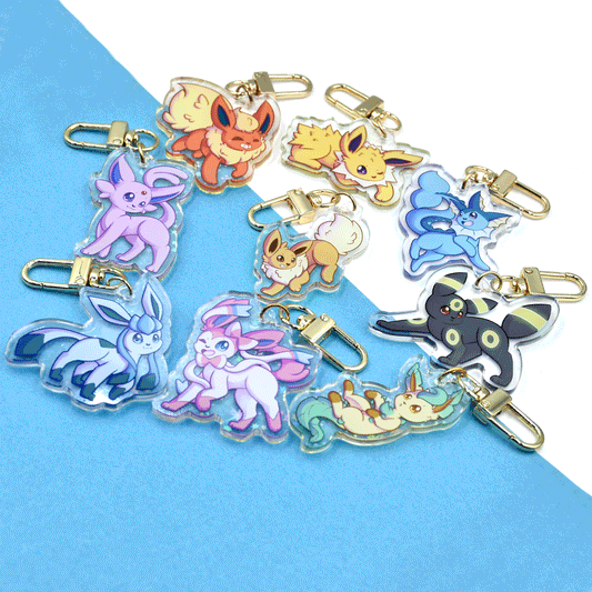 Eeveelution Acrylic Charms
