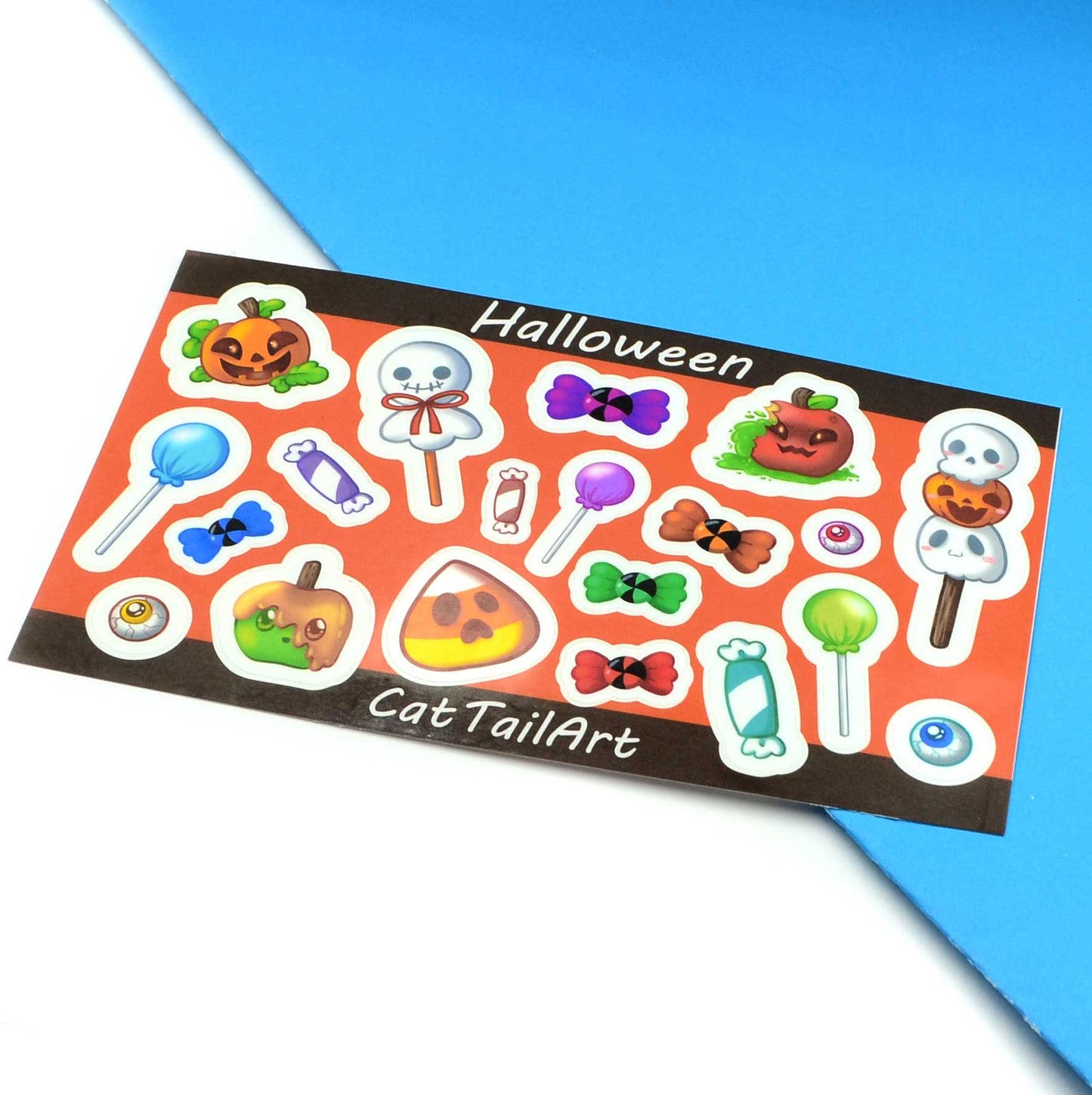 Halloween Candy Sticker Sheet