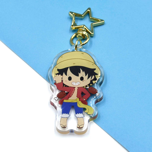 Straw Hat Acrylic Charm