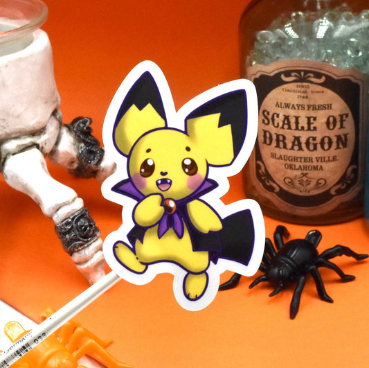 Halloween Pichu Sticker