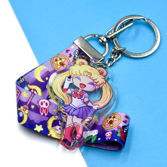 "Usagi" Acrylic Charm with lanyard