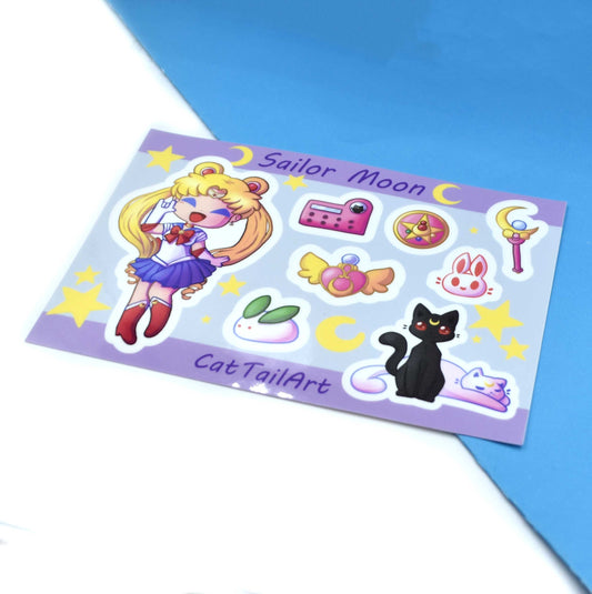 Sailor Moon Sticker Sheet