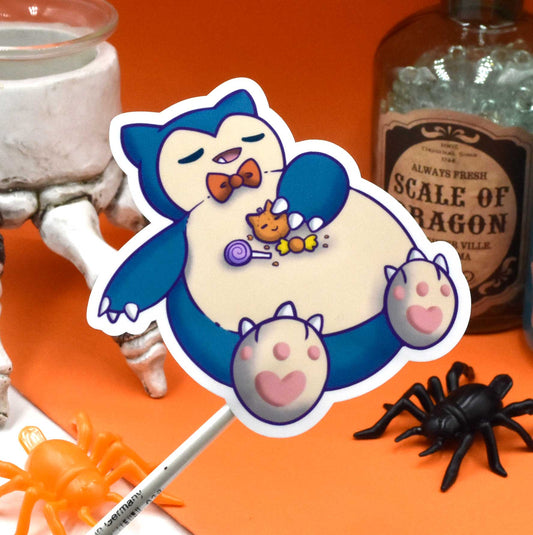 Halloween Snorlax Sticker