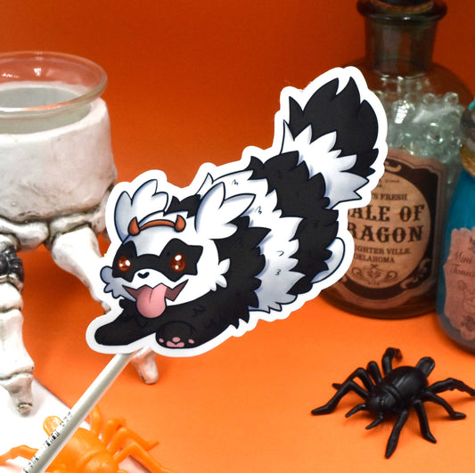 Halloween Zigzagoon Sticker