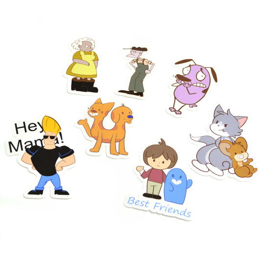 90's Cartoon Sticker Pack