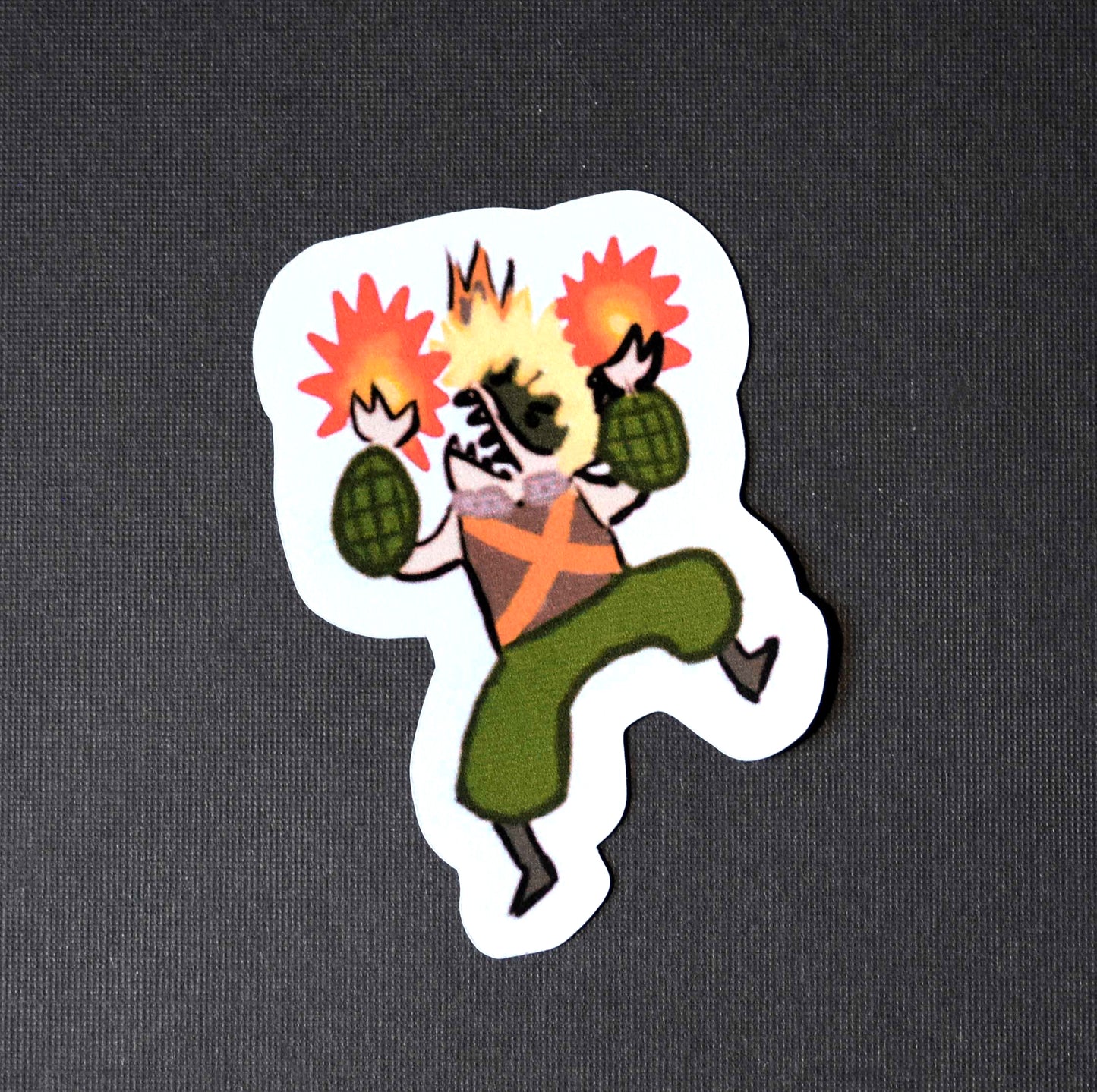 Derp Bakugo Sticker