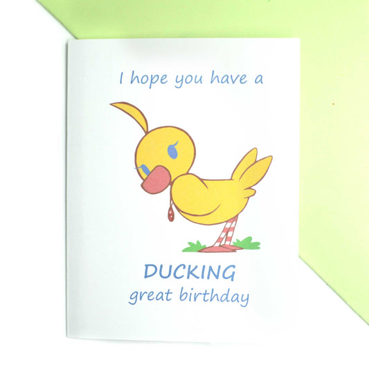 Duck Birthday Card