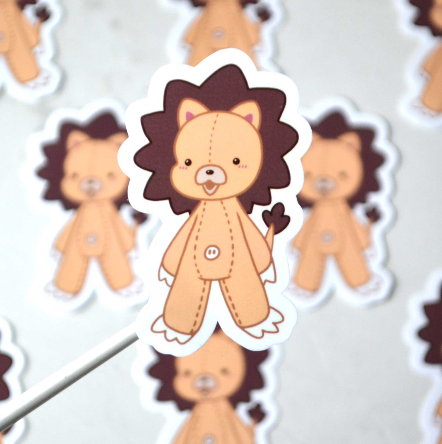 Lion Stuff Animal Sticker