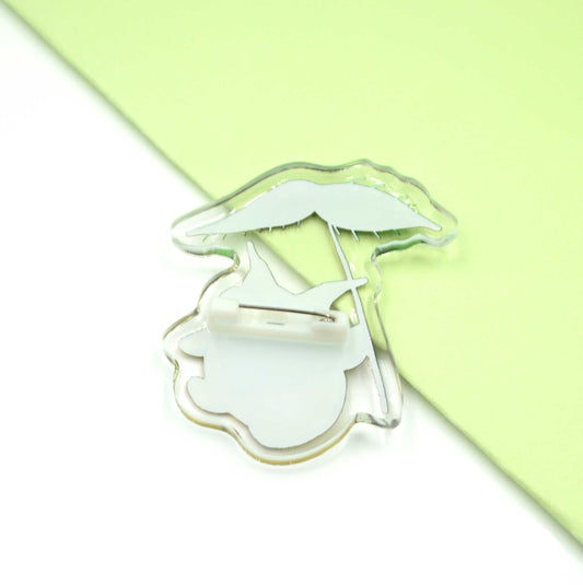 Ya-Ha-Ha Leaf Acrylic Pin