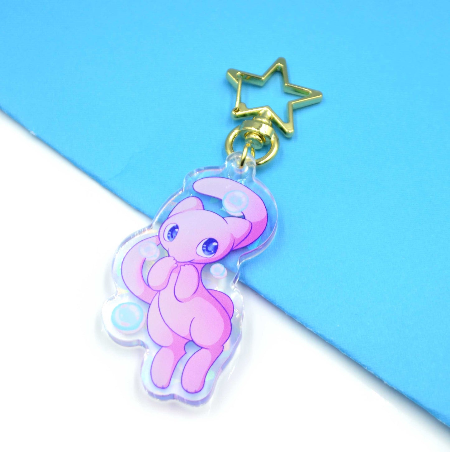 Mew Acrylic Charm