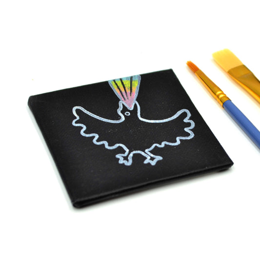 "bird on black" Magnet