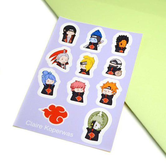 Ninja's Dawn Sticker Sheets