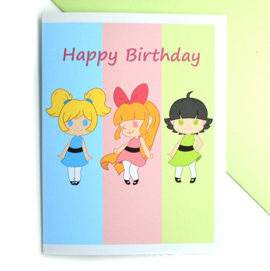 Super Girls Birthday Card