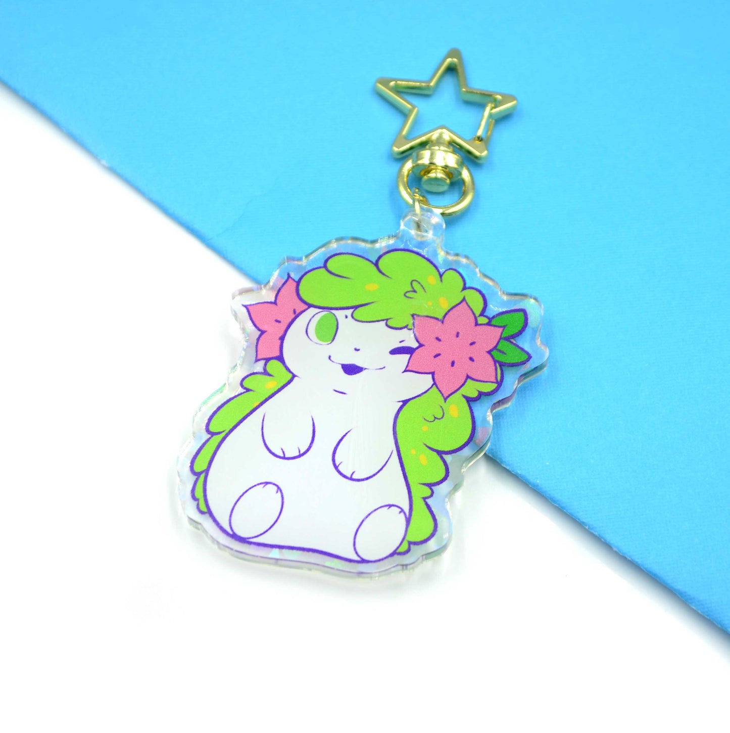 Shaymin Acrylic Charm