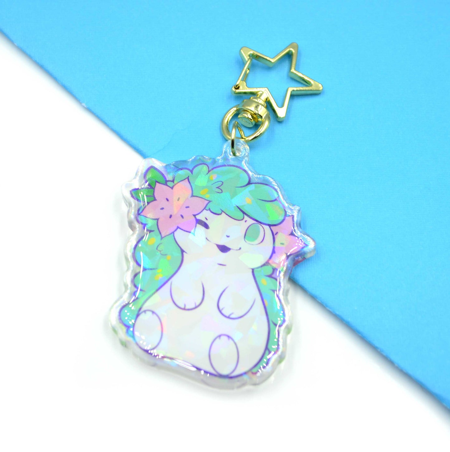 Shaymin Acrylic Charm